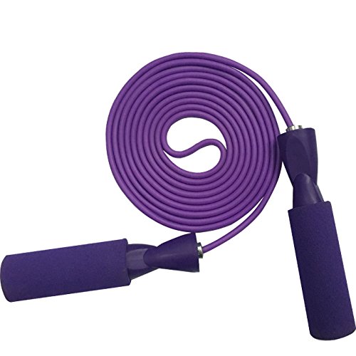 Adjustable skipping Rope with Carrying Pouch - for Men, Women and Children