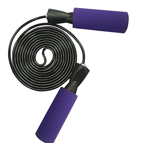 Adjustable skipping Rope with Carrying Pouch - for Men, Women and Children