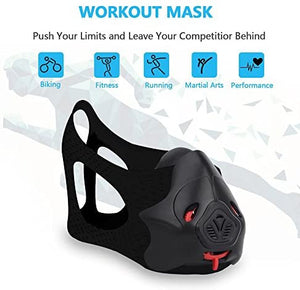 Mens Sport Workout Training Mask | Breathing Resistance Mask