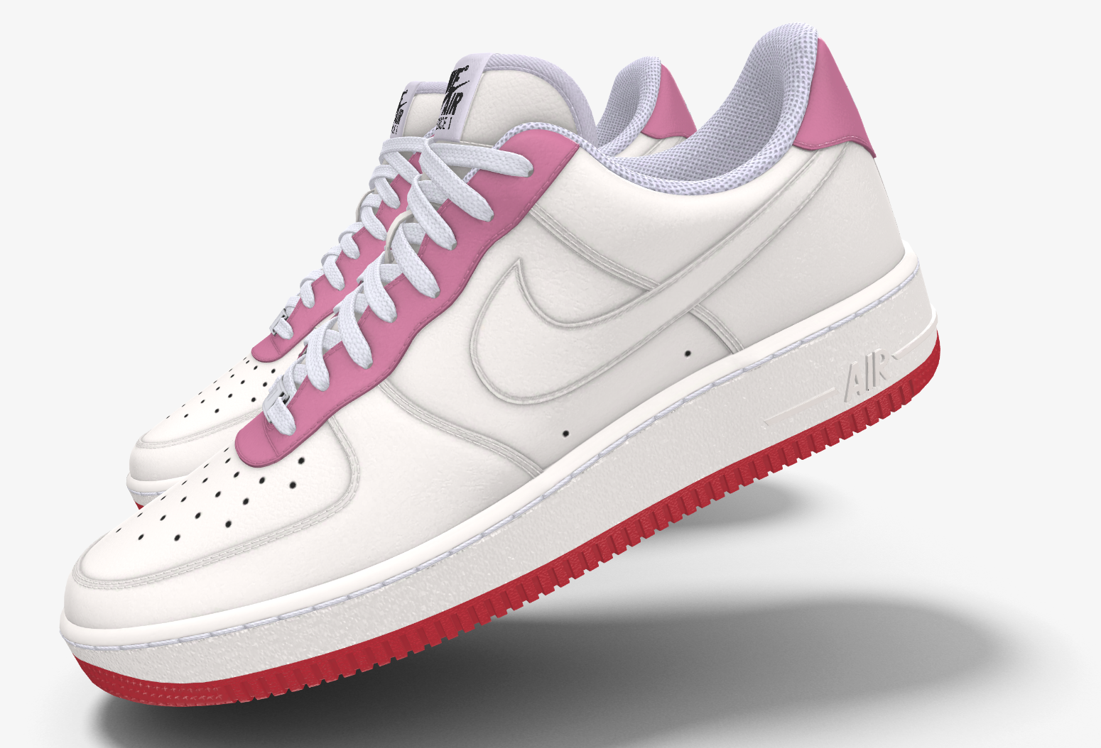 FEMALE Air Force 1 Low - BRAZIL Pink : select item to access Pay Monthly link )