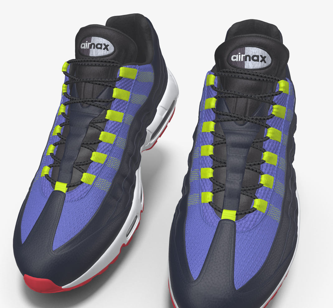 Purple and lime green 2025 air max