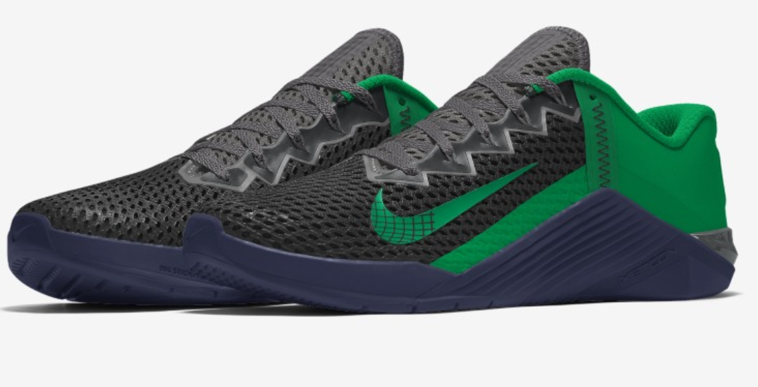 Metcon 6 - Black and earth green for the heavy GYM session : Mens trainers