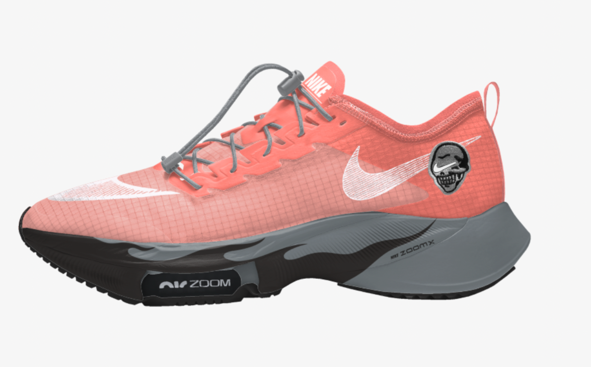 FEMALE Air ZOOM Flyknit - PREMIUM Peach : select item to access Pay Monthly link )