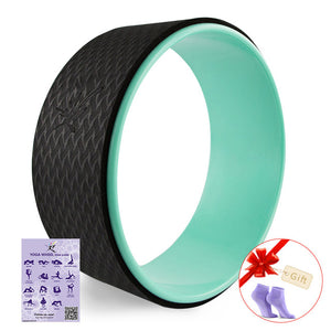 Strongest Most Comfortable Dharma Yoga Prop Wheel For Stretching