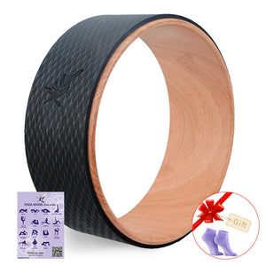 Strongest Most Comfortable Dharma Yoga Prop Wheel For Stretching