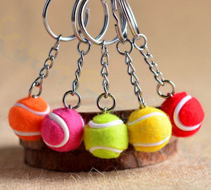 Tennis Ball Key rings