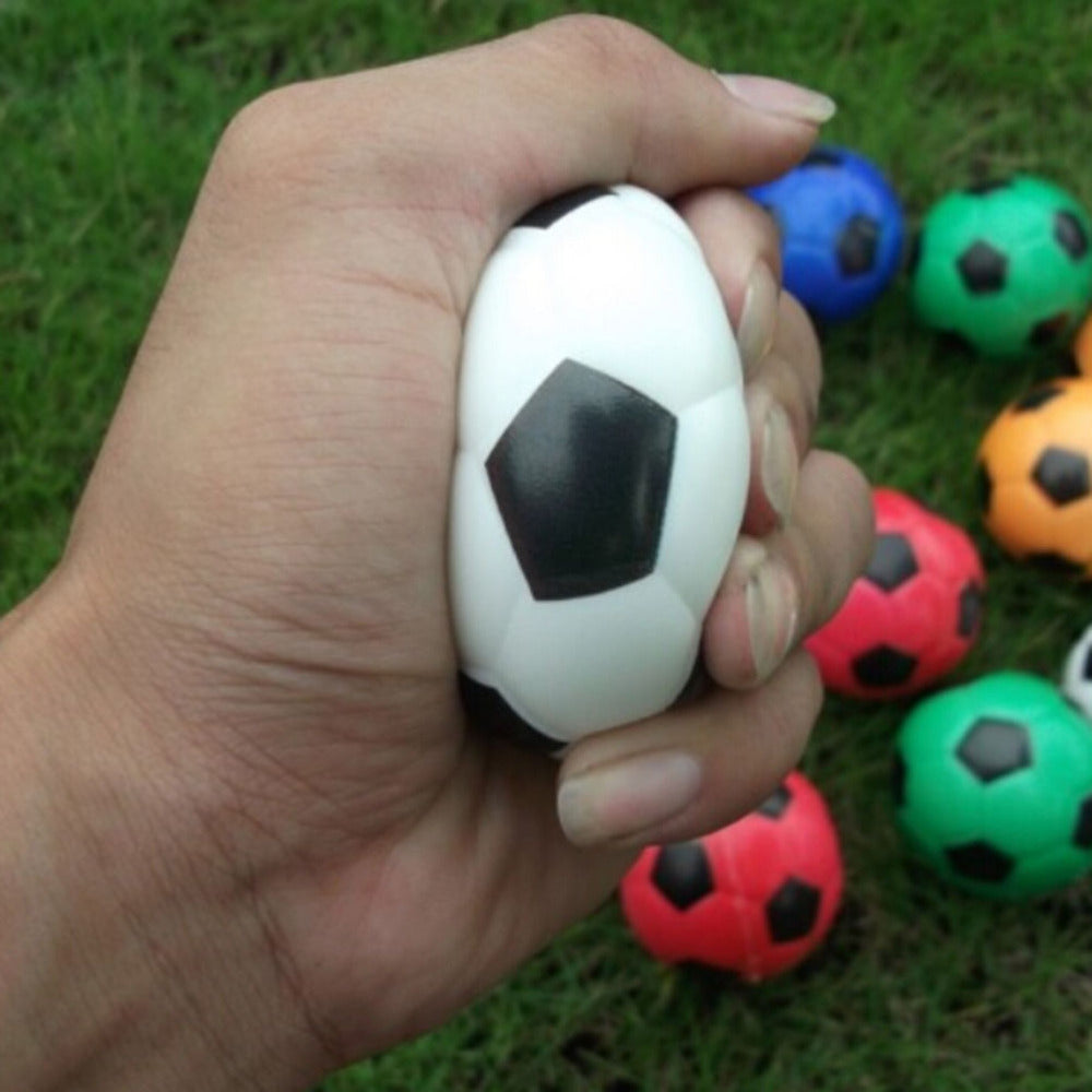 Colorful Hand Football Ball Soft Squeeze Stress Reliever Balls Kids Toys Gifts Squishy Squeeze party favors