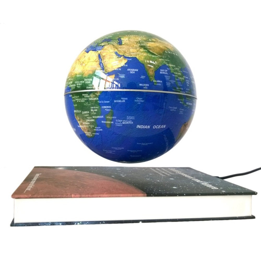 6 inch Magnetic Rotating Globe Anti-Gravity Floating Levitating Earth globe world Map For Desktop Office Home Decor best gift